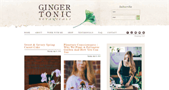 Desktop Screenshot of gingertonicbotanicals.com